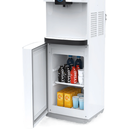 Midea Top Loading Water Dispenser with Refrigerator - White