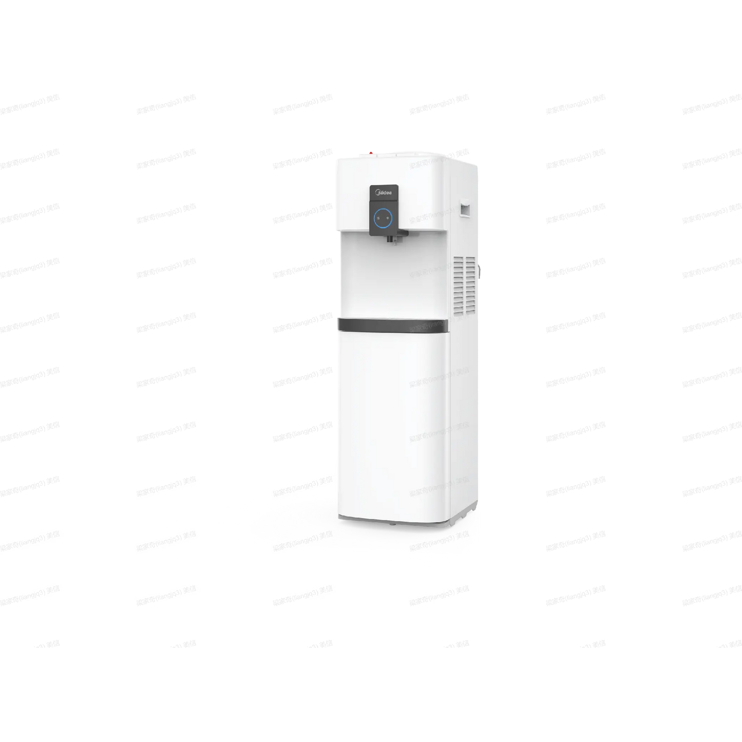 Midea Top Loading Water Dispenser with Refrigerator - White