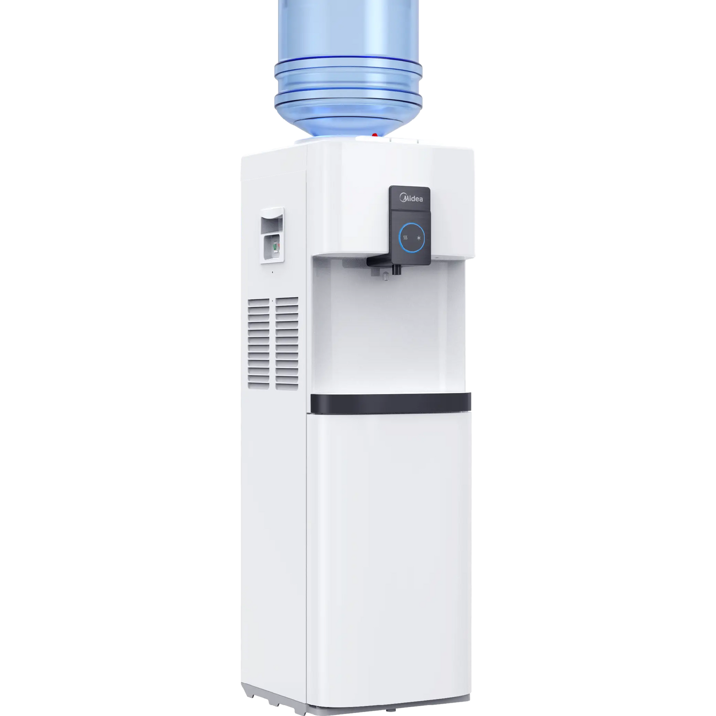 Midea Top Loading Water Dispenser with Refrigerator - White