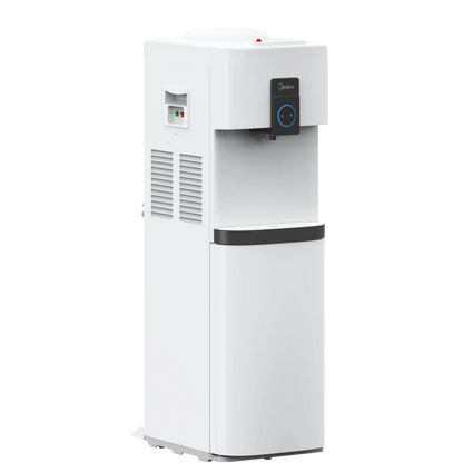 Midea Top Loading Water Dispenser with Refrigerator - White