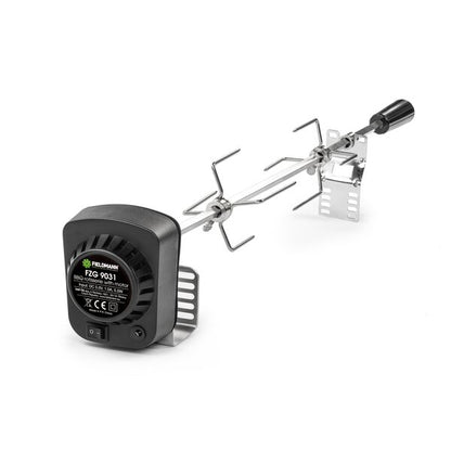 BBQ rotisserie with motor