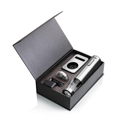 HAEGER Milano Rechargeable Electric Corkscrew | Cordless | Foil Cutter | Elegant Design