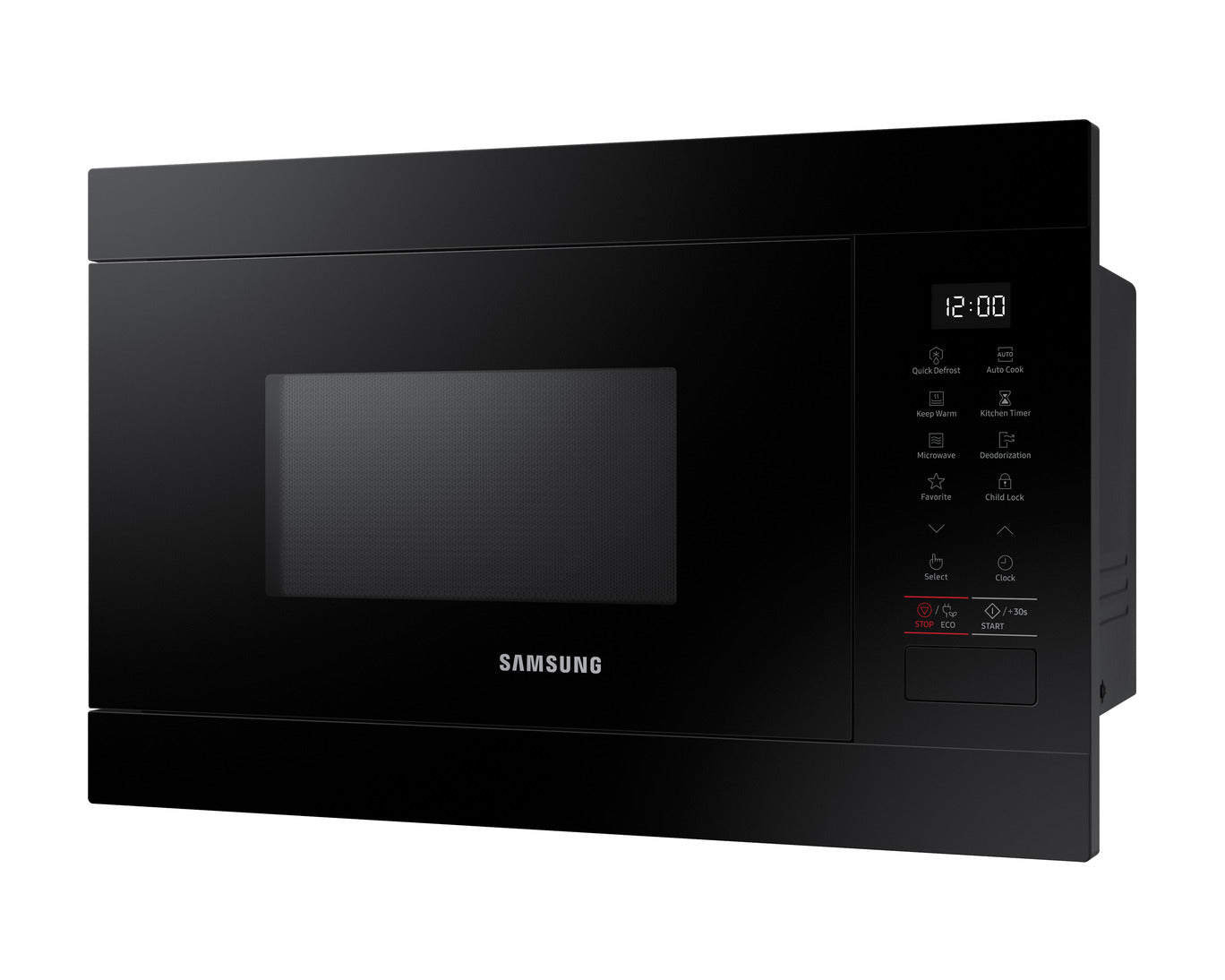 Samsung MS22M8254AK/E3 Built-In Solo Microwave, 22L, Black