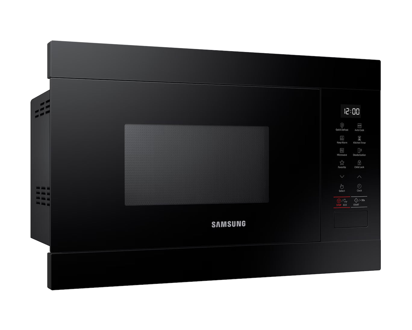 Samsung MS22M8254AK/E3 Built-In Solo Microwave, 22L, Black