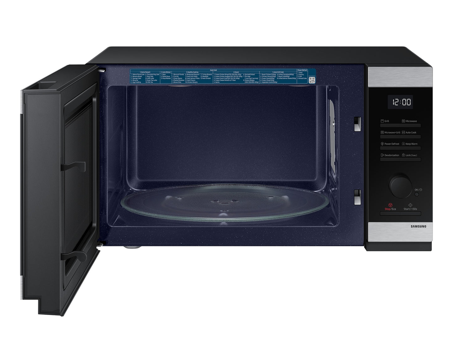 Grill Microwave Oven with Sheath Heater and Home Dessert, 40L, Silver