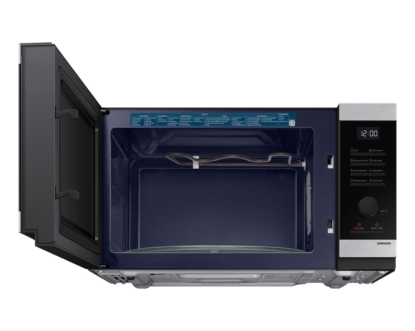 Grill Microwave Oven with Sheath Heater and Home Dessert, 40L, Silver