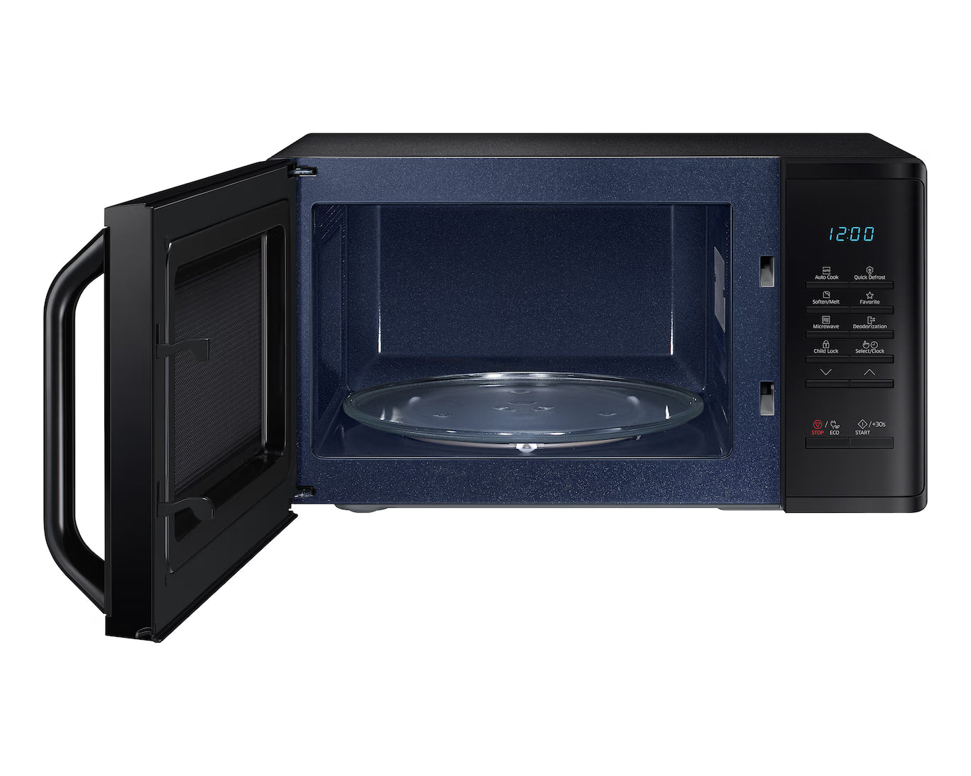 Solo Microwave Oven with Quick Defrost and LED Display, 23L, White
