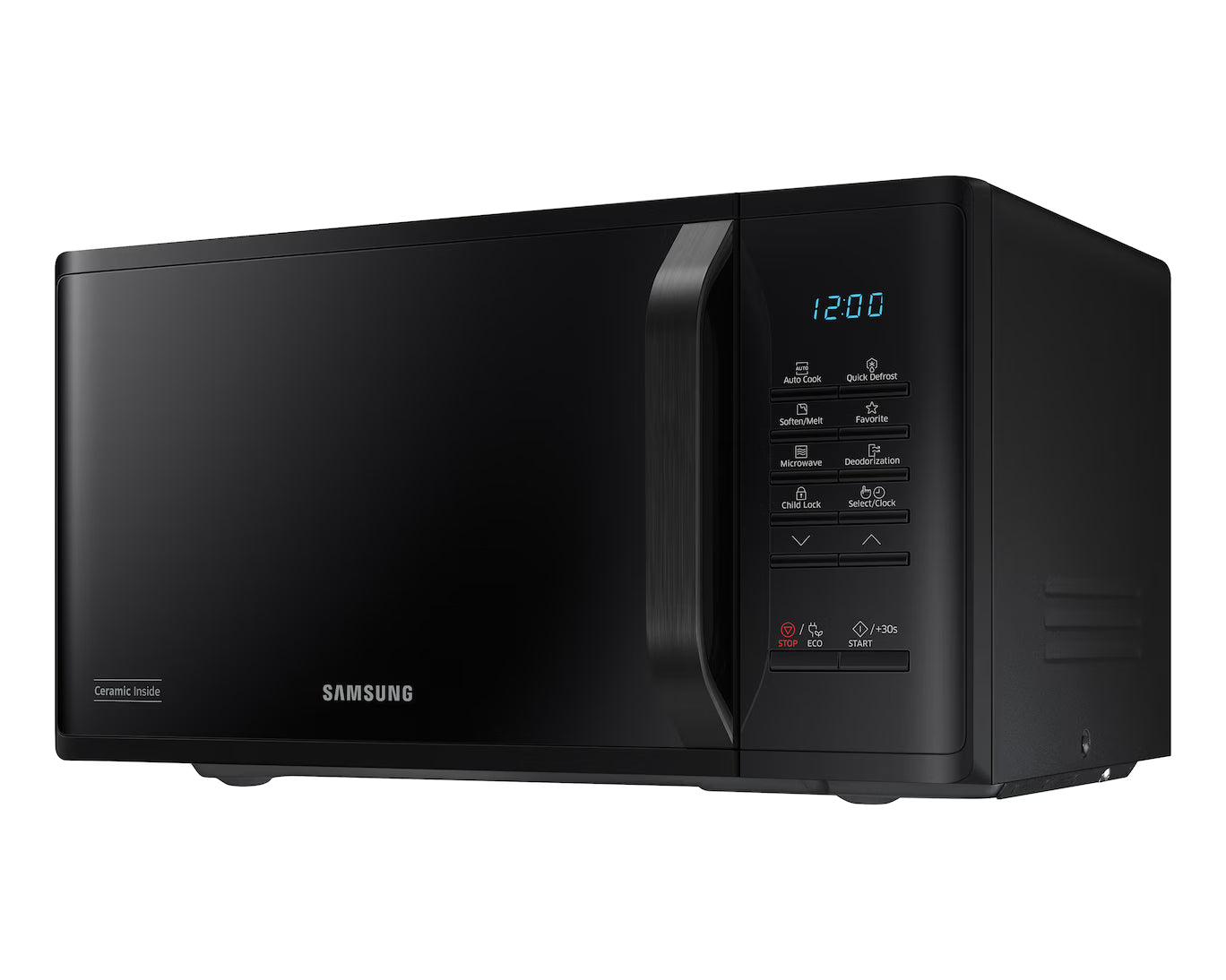 Solo Microwave Oven with Quick Defrost and LED Display, 23L, White