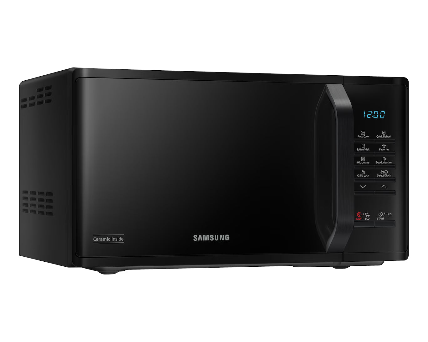 Solo Microwave Oven with Quick Defrost and LED Display, 23L, White