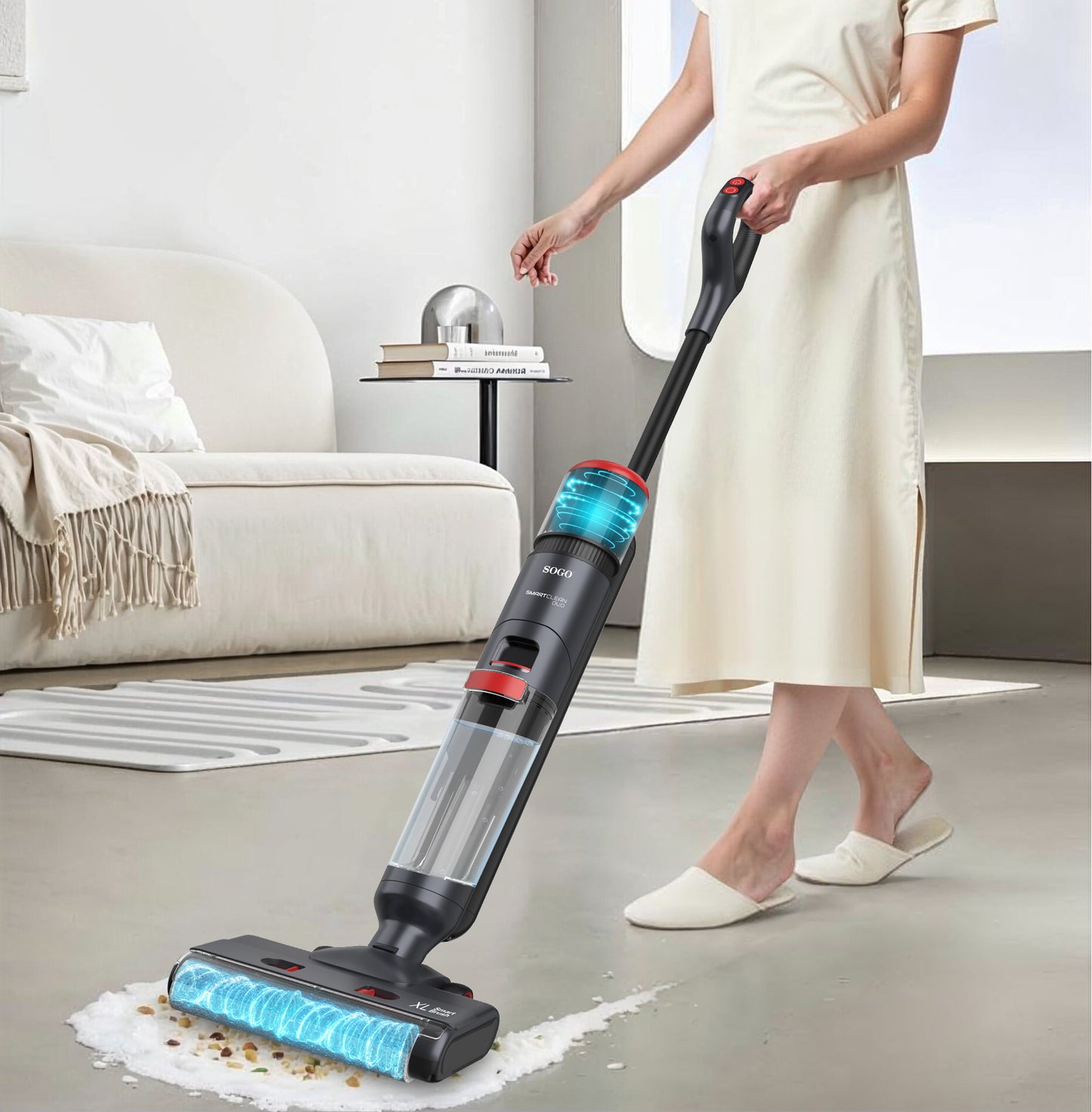 Cordless Wet & Dry Vacuum Mop SMARTCLEAN DUO
